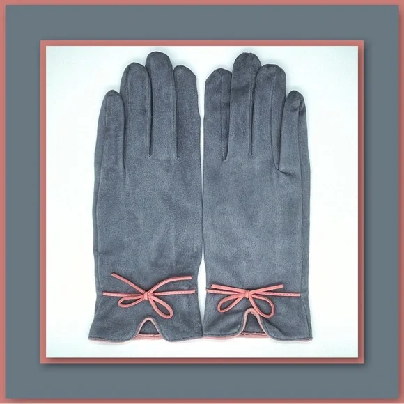 3/$10, 5/$15 - SHEIN Gray Suedette Touchscreen Gloves - Picture 5 of 5